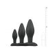 Easytoys Rocket - Sort Anal Plug Sæt (3 Dele)