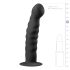 Easytoys Ribbed - sugedims dildo (14 cm) - sort