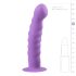 Easytoys - bølget dildo med sugekop (lilla)