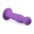 Easytoys - bølget dildo med sugekop (lilla)
