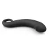 EasyToys - analdildo med bøjning - silikone - sort