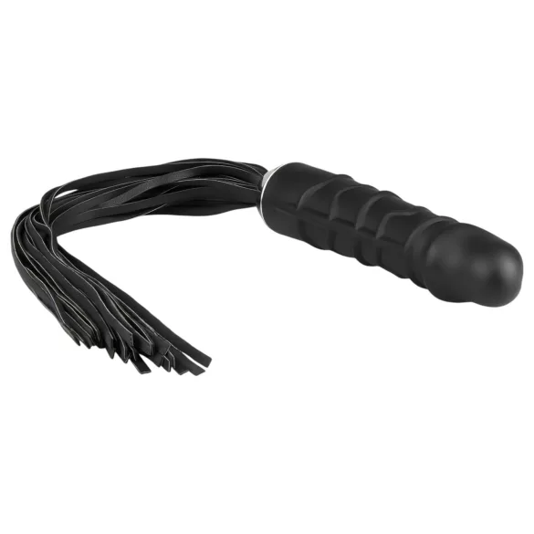 Easytoys - flogger og dildo - silikone - sort