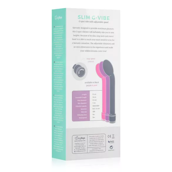 Easytoys - G-punkt vibrator - slank - pink