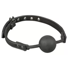 EasyToys - silikon mundgag med kugle (sort)