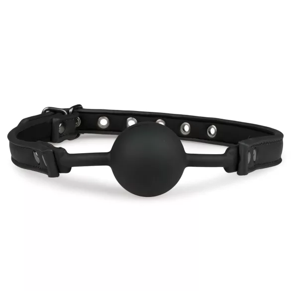 EasyToys - silikon mundgag med kugle (sort)