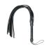 Easytoys Flogger - blød kunstlæder pisk (sort)