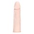 Flesh - forlængende penishylster (naturlig) - 18 cm
