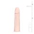 Flesh - forlængende penishylster (naturlig) - 18 cm