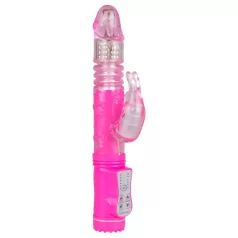 EasyToys Bunny - thrustende vibrator (pink)