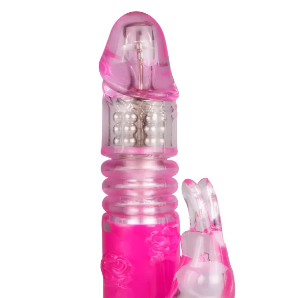 EasyToys Bunny - thrustende vibrator (pink)