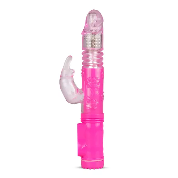 EasyToys Bunny - thrustende vibrator (pink)