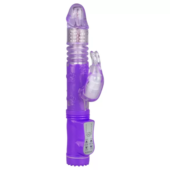 Easytoys Bunny - rabbit vibrator med rotation - silikone lilla
