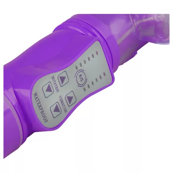 Easytoys Bunny - rabbit vibrator med rotation - silikone lilla