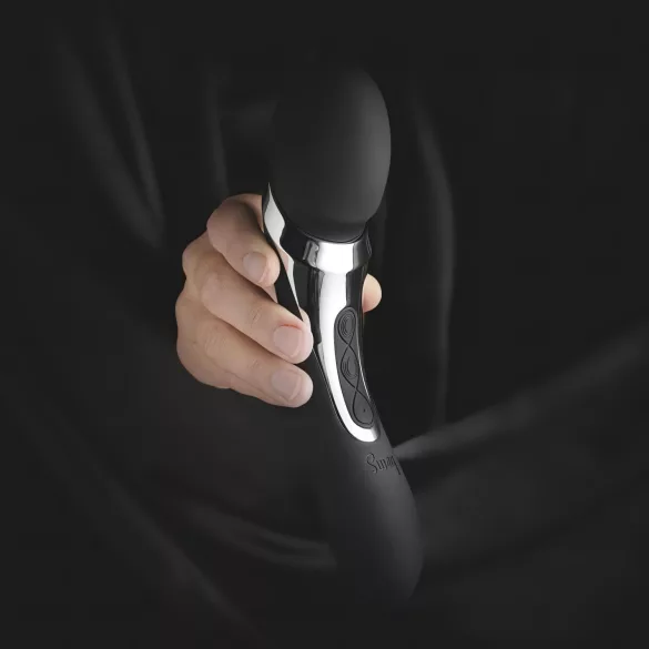 Sway No.1 - wand vibrator - genopladelig 2i1 massager - sort