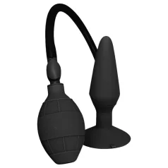 MenzStuff L - oppustelig anal plug (sort, stor)