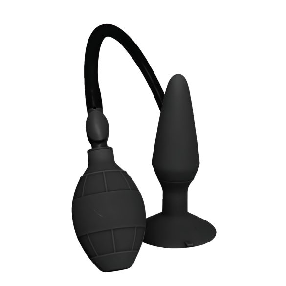 MenzStuff L - oppustelig anal plug - sort (stor)