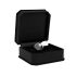 Rimba XS - sort black-sten metal anal plug (sølv)