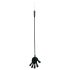 Rimba - silikone ridepisk med hånddesign - 40 cm (sort)