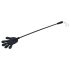Rimba - silikone ridepisk med hånddesign - 40 cm (sort)