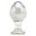 Rimba Zelda - konisk, transparent glas anal plug
