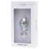 Rimba Zelda - konisk, transparent glas anal plug