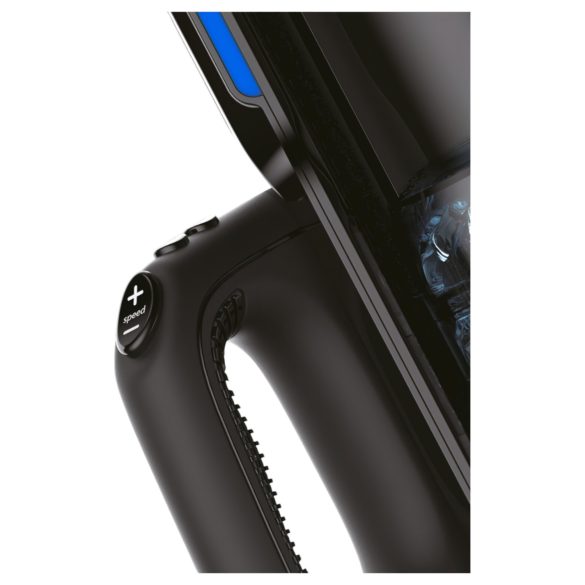 LETEN SM 500 - Op/ned-bevægelse masturbator med telefonholder (sort)