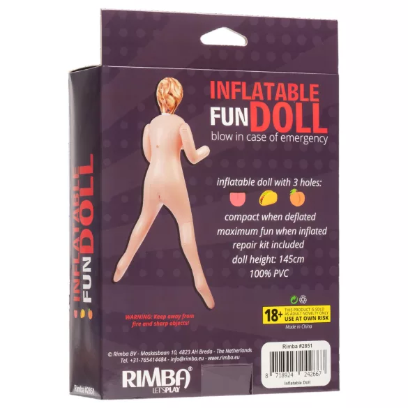 Inflatable Fun - oppustelig sexdukke - kvindeform - latex
