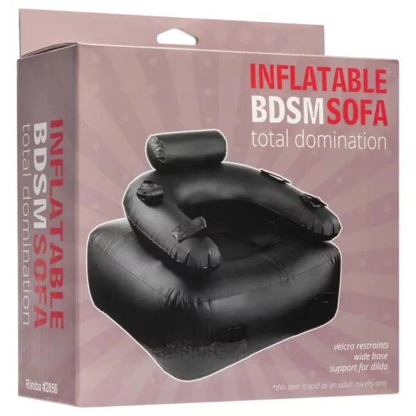 Inflatable Fun - BDSM sofa - sort - oppustelig fetishmøbel