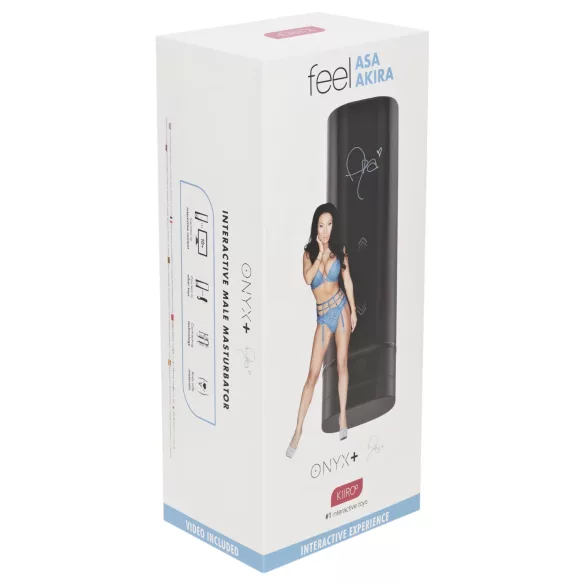 Kiiroo Onyx+ Asa Akira Experience - interaktiv masturbator - sort