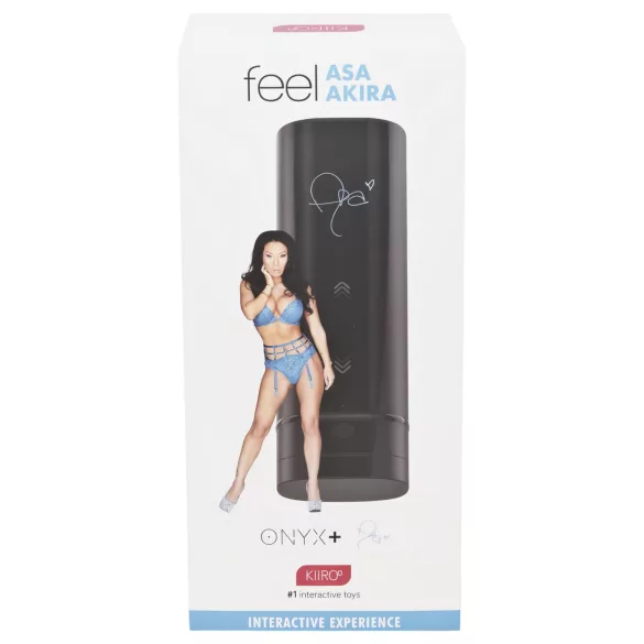 Kiiroo Onyx+ Asa Akira Experience - interaktiv masturbator - sort