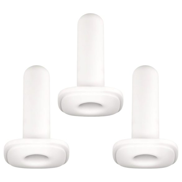 Kiiroo Onyx stram pasform - 3stk hvid masturbationsmanchet