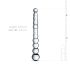 Gildo Glass No. 20 - Lystig perleglas dildo (gennemsigtig)