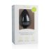 Easytoys Diamond - sort analkolbe med hvid sten (stor) - sort