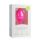 Easytoys Diamond - hvid sten anal plug (medium) - pink