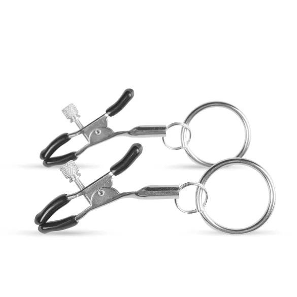 EasyToys - brystvorteklemmer med ring - sæt med 2 stk