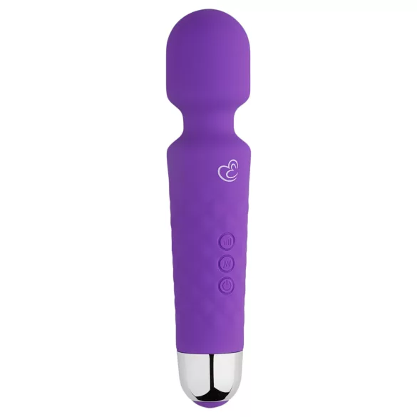 EasyToys - mini wand vibrator - genopladelig massage - lilla