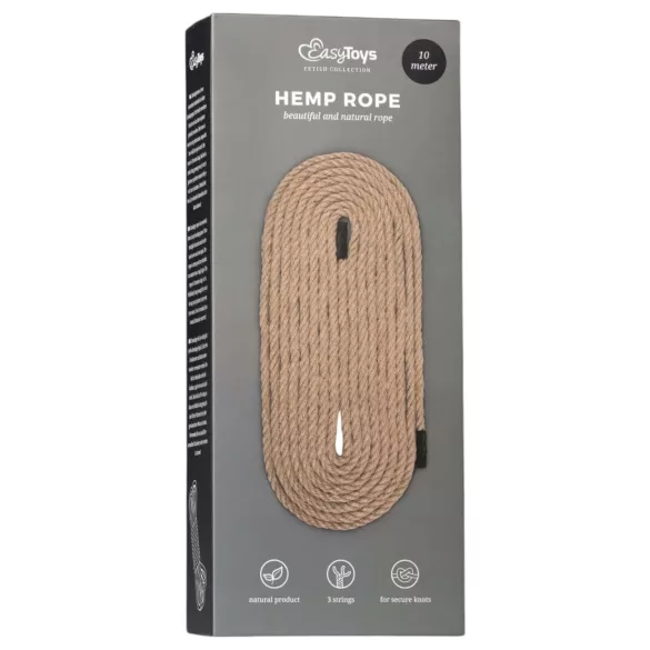 Easytoys Hampereb - hamp-bondagereb (10 m, natur)