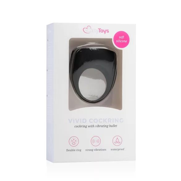 Easytoys - vibrerende penisring - sort