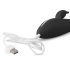 Sway No.2 - genopladelig klitorisvibrator med arm (sort)