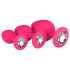 Easytoys Diamond - analsæt (pink)