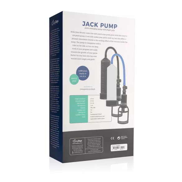 Easytoys - penis pumpe - finger greb - sort