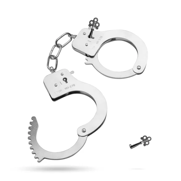 EasyToys - håndjern - metal - sølv