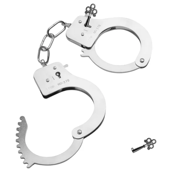 EasyToys - håndjern - metal - sølv