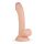Real Fantasy Vince - dildo med testikler og forhud - 19,5 cm (natur)