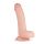 Real Fantasy Cliff - naturtro dildo med kugler - 22cm (natur)