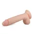 Real Fantasy Glynn - dildo med pung - realistisk - 25cm - naturfarvet