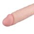 Real Fantasy Glynn - naturtro dildo med testikler - 25cm (natur)