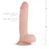 Real Fantasy Glynn - dildo med pung - realistisk - 25cm - naturfarvet
