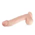 Real Fantasy Lexon - realistisk dildo med testikler - 33cm - natur