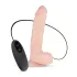 Real Fantasy Glynn - realistisk vibrator - genopladelig 25cm - natur
